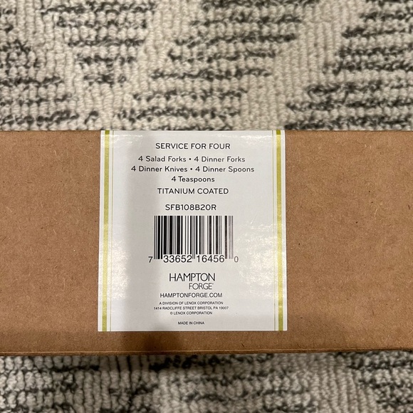 Hampton Forge Skandia 20 piece set , place setting - Picture 2 of 4